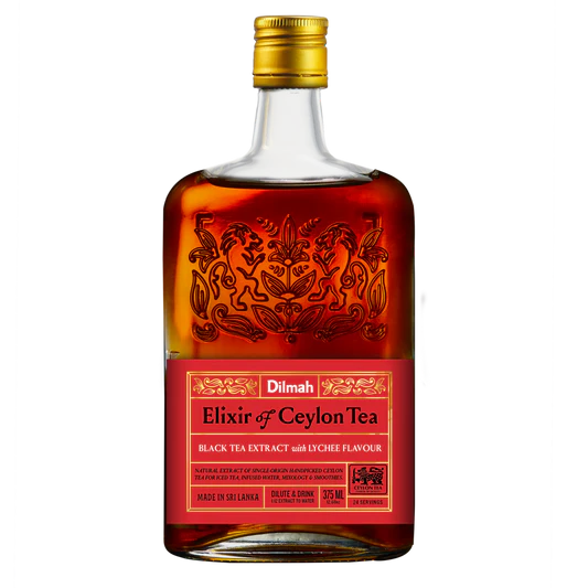 Elixir of Ceylon Black Tea with Lychee375ml glass bottle