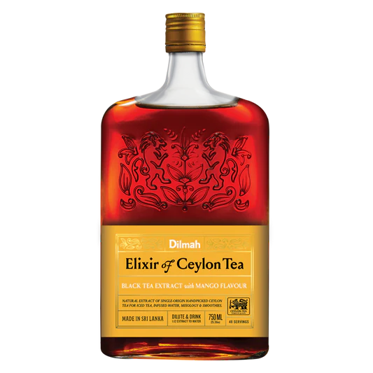Elixir of Ceylon Black Tea with Mango750ml glass bottle